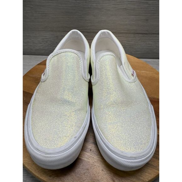 Vans Classic Slip On Uv Glitter Sneakers Low Top Women 9.5 - Picture 4 of 9